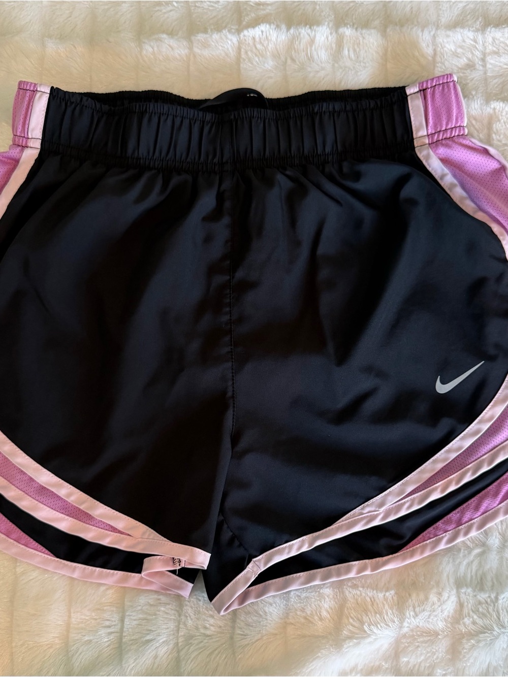 Nike Tempo Dri-FIT Running Shorts Black Pink Women’s Size S